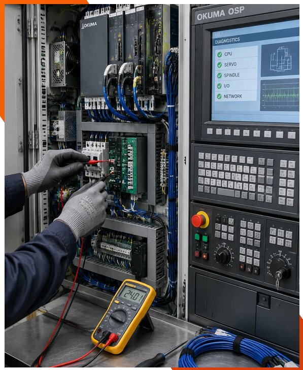 Ремонт систем ЧПУ Okuma OSP в Изобильном