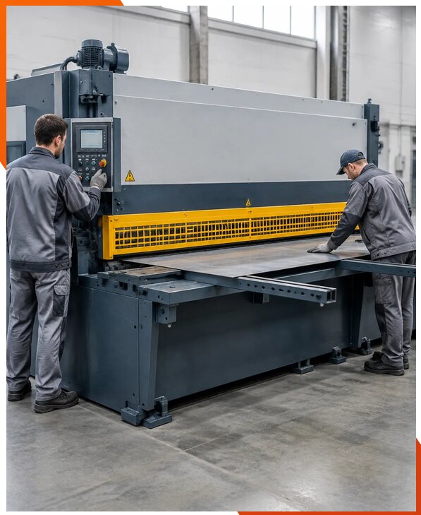 Монтаж и пусконаладка гильотинных ножниц в Изобильном